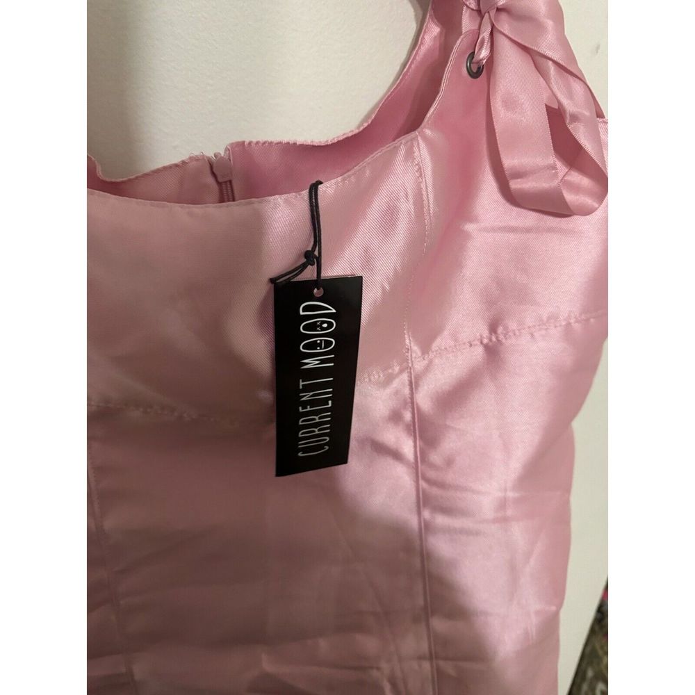 Dolls Kill Current Mood Pixie Stardust Pink Mini Dress Babydoll Cosplay Sz XL - Picture 6 of 7
